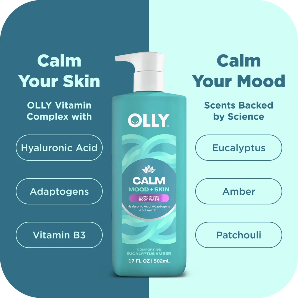 Olly Stress Relief Calm Kit – Comprehensive Wellness Support — close-up detail of design and finish