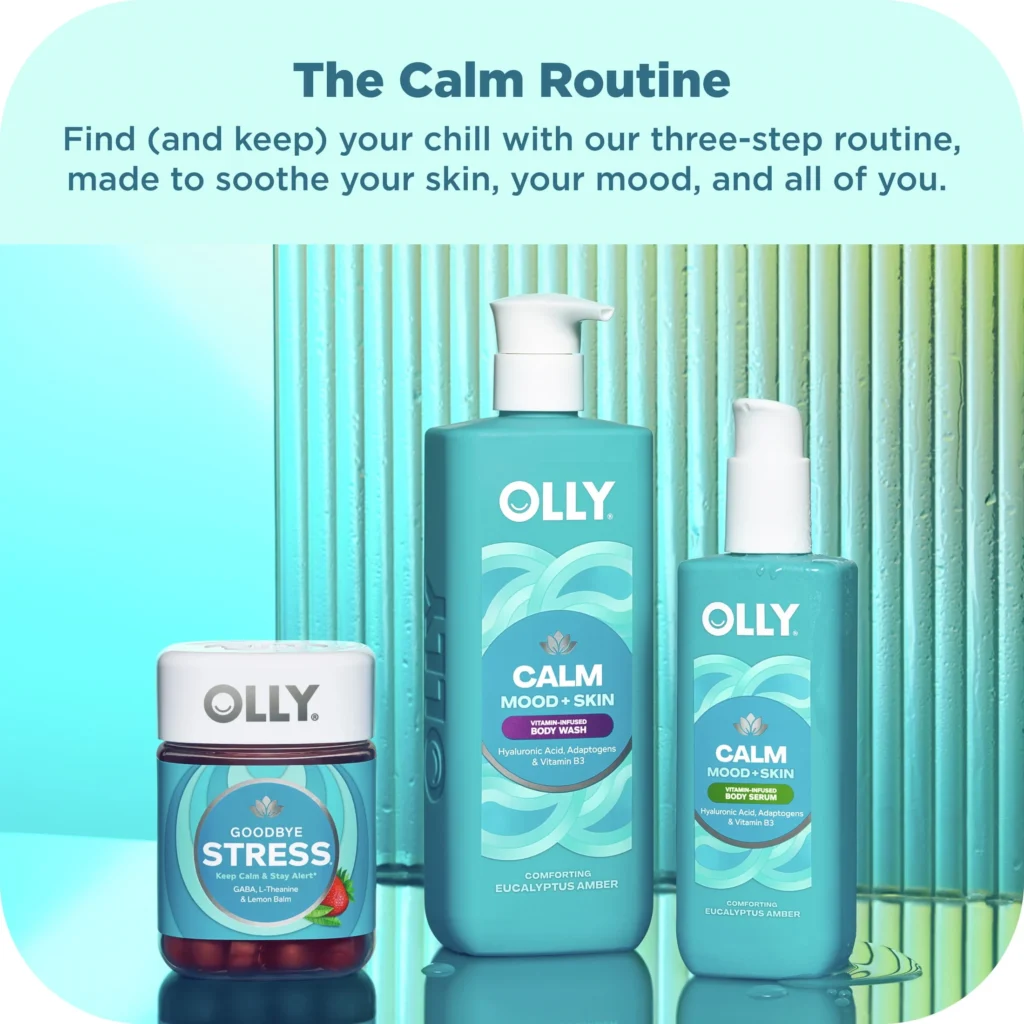 Olly Stress Relief Calm Kit – Comprehensive Wellness Support — alternate angle showing full product