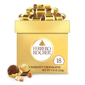 1x Ferrero Rocher Premium Chocolate Easter Candy in Bunny Shaped Box 13 Individually Wrapped Treats with pen 3