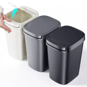 2 Pack Bathroom Trash Can Lid 3 Gal 12 L 2 7 Gal 10L Garbage Can Pop Up Lid Small Spaces Plastic Trash Can Slim Trash Bin Waste Basket Bathroom Rv Of