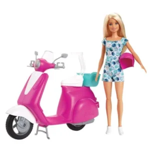 2 Wheel Scooter with LUW w Hanging Box Barbie