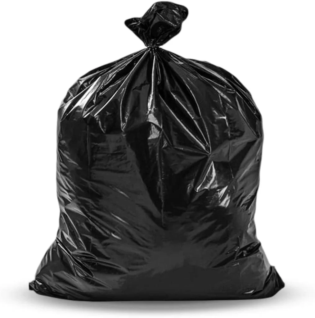 55 Gallon Trash Bags Heavy Duty Outdoor Garbage Bags 50 Count for Waste Lawn and Leaf 1 5 Mil — alternate angle showing full product