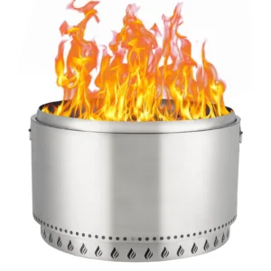7 5 Tabletop Fire Pit Smokeless Portable Mini Fire Bowl Dual Fuel 304 Stainless Steel with Carry Bag for Outdoor