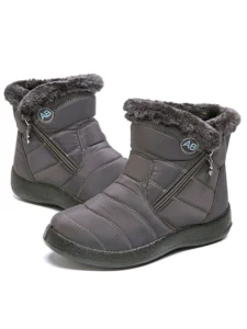 Ablanczoom Womens Warm Winter Snow Boots Waterproof And Non Slip Outdoor Shoes