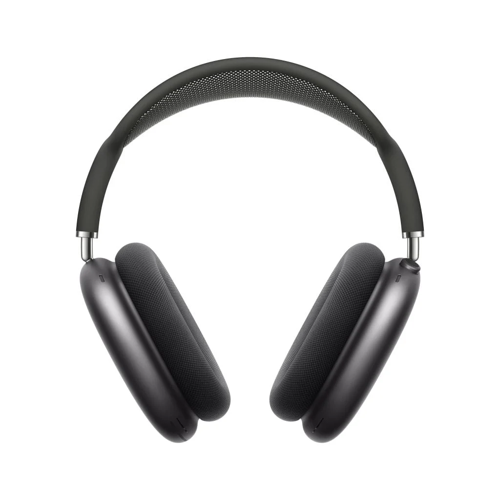 Apple AirPods Max Premium Over-Ear Headphones – Midnight — close-up detail of design and finish