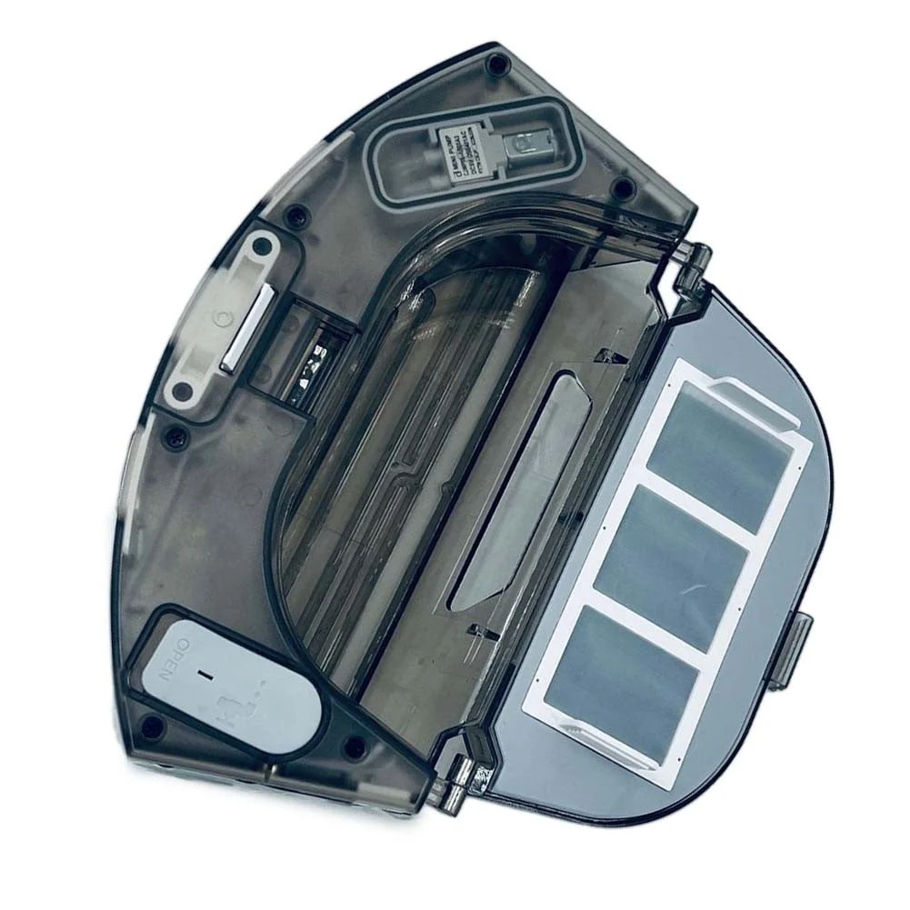Airrobo T10 Self Emptying Robot Vacuum Black — alternate angle showing full product