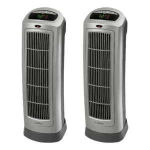 ALROCKET 1500W Ceramic Heater 90 Oscillating with Thermostat and Remote Control