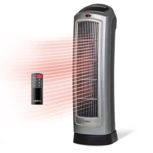 ALROCKET 1500W Ceramic Heater 90 Oscillating with Thermostat and Remote Control