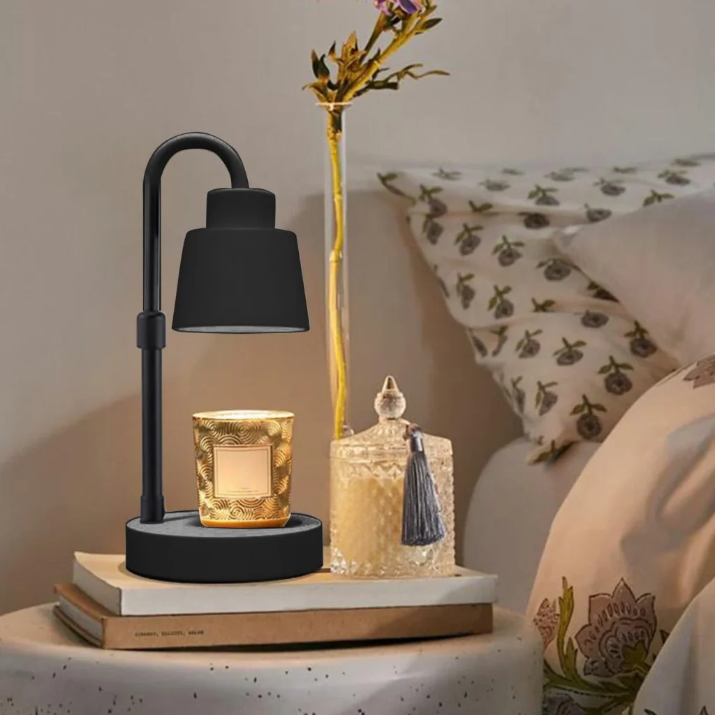 AOLIGO Candle Warmer Lamp Adjustable Wax Melt Warmer with Timer Safe Flameless Candle Heater for Home Office Gifts
