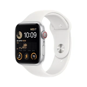 Apple Watch SE 2nd Gen GPS 44mm Smartwatch with Midnight Aluminum Case with Ink Sport Loop