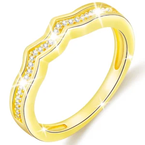 APSVO 18K White Gold Plated 0 1ct Rings Women Stackable Non Tarnish Knuckle CZ S925 Sterling Silver Eternity Promise Band Wedding Engagement Birthday