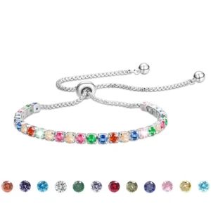 APSVO Birthstone Bracelets for Women Girls