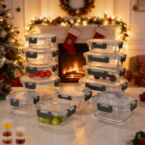 Asnews 24 Pcs Food Storage Containers With Lids, Reusable Meal Prep
