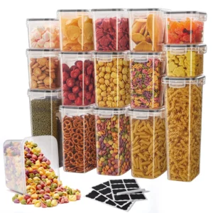 Asnews 24 Pcs Food Storage Containers With Lids, Reusable Meal Prep