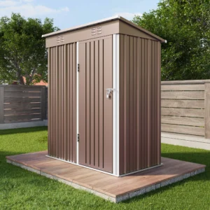 Asofer 5′ x 3′ Shed and Outdoor Storage Clearance with Lockable Door