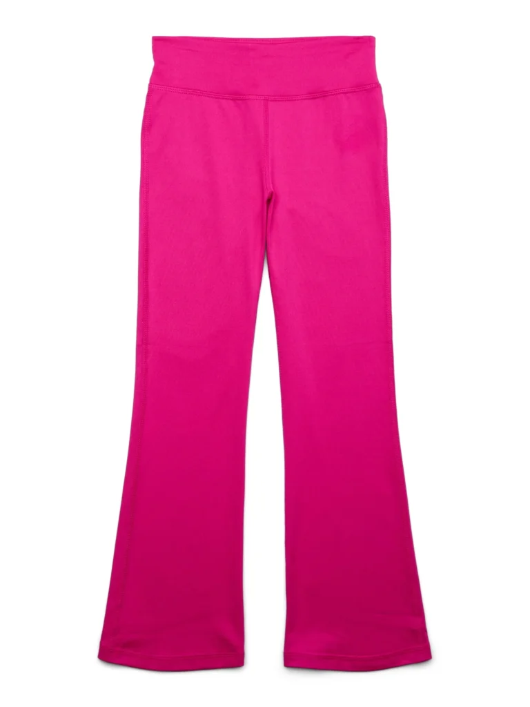 Athletic Works Girl’s Active Flare Legging – Comfort & Style for All Day Play — close-up detail of design and finish