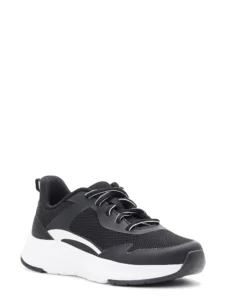 Athletic Works Little Girl Big Mesh Jogger Bungee Pull Sneakers