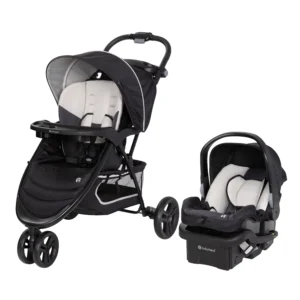 Baby Trend EZ Ride Stroller Travel System with EZ Lift Infant Car Seat Desert Tan