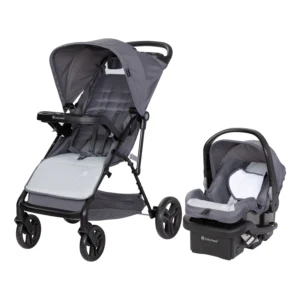Baby Trend Venture 4 Wheel Stroller Travel System Desert Grey Grey