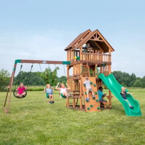 Backyard Discovery Tucson Cedar Wooden Swing Set