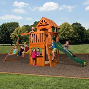 Backyard Discovery Tucson Cedar Wooden Swing Set