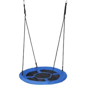 Batman 40 Saucer Swing with Adjustable Ropes for Outdoor Backyard Fun Ages 3