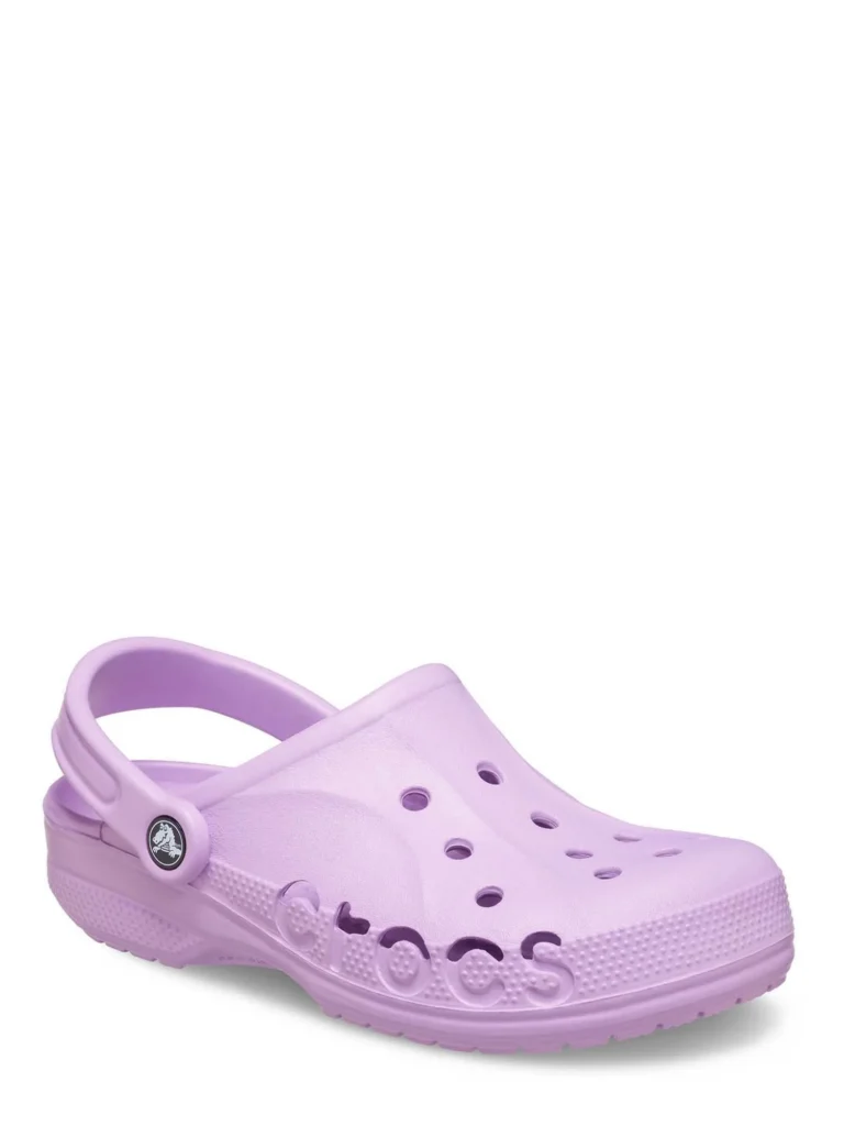 Baya Glitter Comfort Clog – Blushing Pink Sparkle for All-Day Wear — close-up detail of design and finish