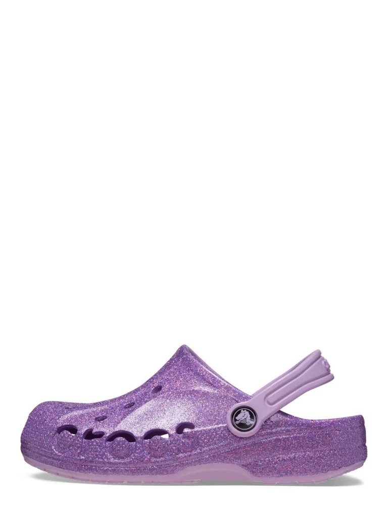 Baya Glitter Comfort Clog – Blushing Pink Sparkle for All-Day Wear — alternate angle showing full product