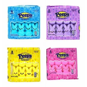 BC 3PK PEEPS YELLOW GREEN PINK