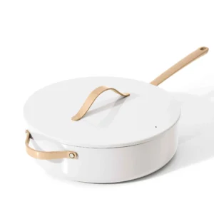 Beautiful 10-inch Enameled Cast Iron Heart Skillet Pink