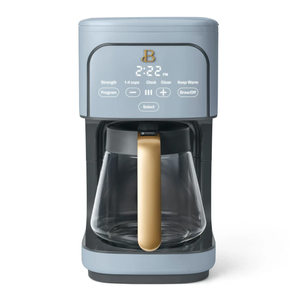 Beautiful 12 cup Programmable Coffee Maker White Icing by Drew Barrymore