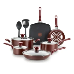 Beautiful 3 0 12PC Non Stick Cookware Set Tomato Red