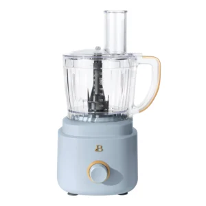 Beautiful 3 Cup Food Chopper Cornflower Blue by Drew Barrymore
