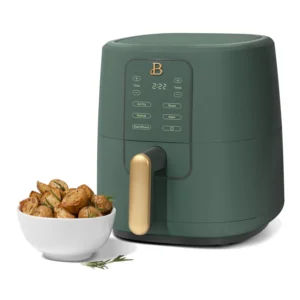 Beautiful 3 Qt Air Fryer with TurboCrisp Technology, EverGood Ceramic