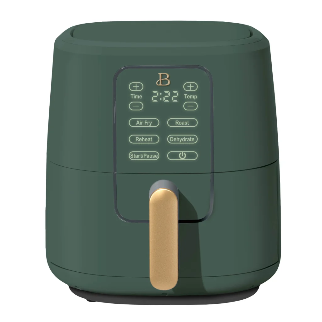 Beautiful 3 Qt Air Fryer with TurboCrisp Technology, EverGood Ceramic