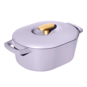 Beautiful 6 Quart Enamel Dutch Oven Rose by Drew Barrymore