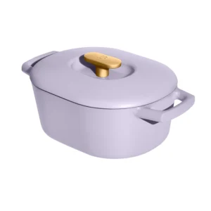 Beautiful 6 Quart Enamel Dutch Oven Rose by Drew Barrymore