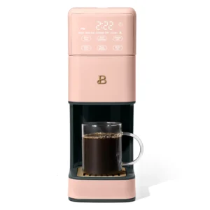 Beautiful Perfect Grind Programmable Single Serve Coffee Maker White Icing by Drew Barrymore
