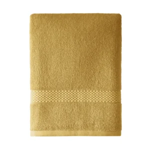 Beautiful Wallpaper Bath Towel 56 x 30 Amber Yellow