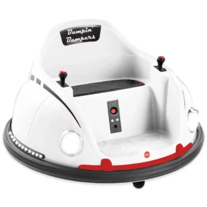 Best Choice Products 6V Kids Ride On Bumper Car Toy w Remote Control Harness Lights 360 Degree Spin Yellow