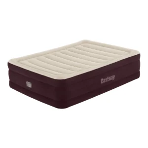 Bestway Maroon Tritech Airbed Queen 20 with Built in AC Pump