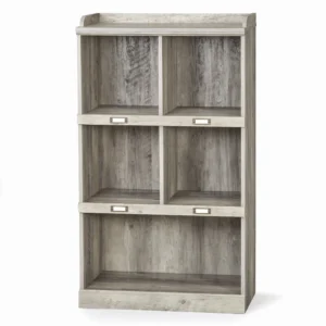 Better Homes Gardens 66 Modern Farmhouse Bookcase Storage Cabinet Rustic Gray Finish