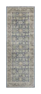Better Homes Gardens Blue Yellow Soliel Floral 30 x 96 Runner Rug 2