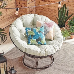 Better Homes Gardens Double Papasan Chair Grey Linen
