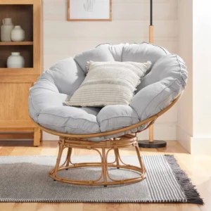 Better Homes Gardens Double Papasan Chair Grey Linen