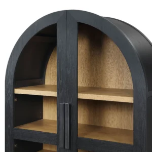 Better Homes Gardens Juliet Arch Cabinet Black Finish