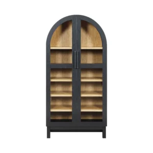 Better Homes Gardens Juliet Arch Cabinet Black Finish