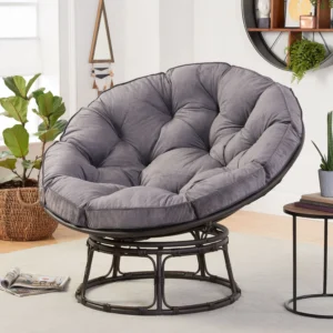 Better Homes Gardens Papasan Chair Gray Linen