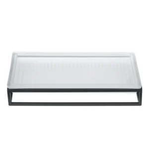 Better Homes & Gardens Ribbed Wood Tray – Elegant Fluted Server