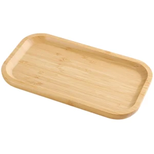 Better Homes & Gardens Ribbed Wood Tray – Elegant Fluted Server